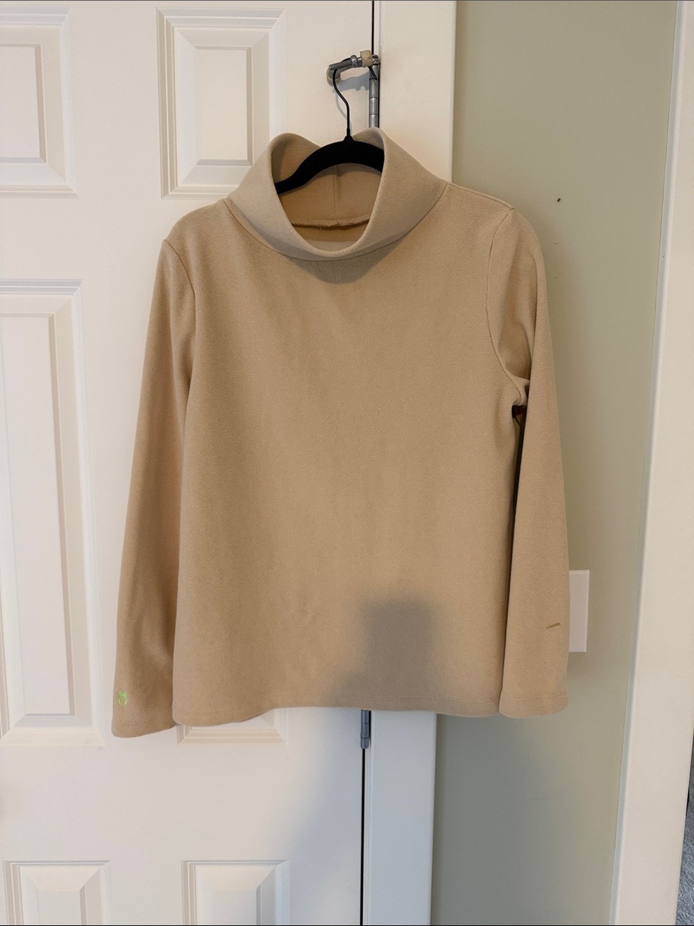 Dudley Stephens Beige Turtleneck Sweater